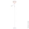 Lámpara de pie Serie Nawis 1760mm E27 con luz de lectura E14 Blanco