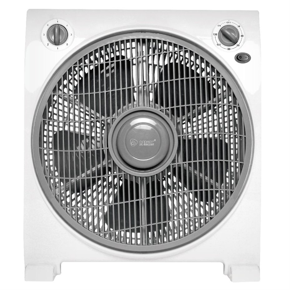 Ventilador Box Fan cuadrado Behda Ø31cm 45W