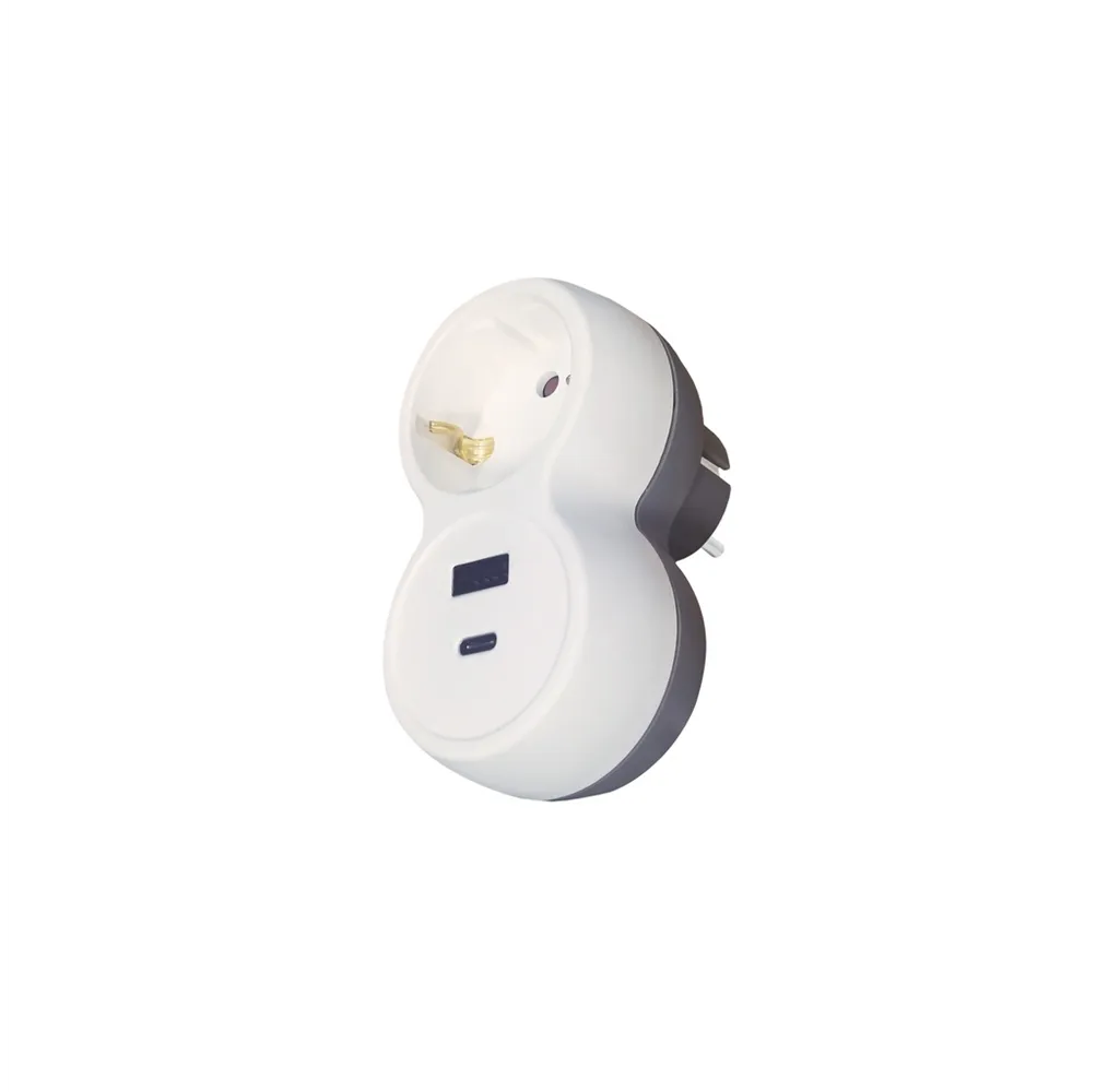 Ladrón simple con USB tipo A y tipo C
