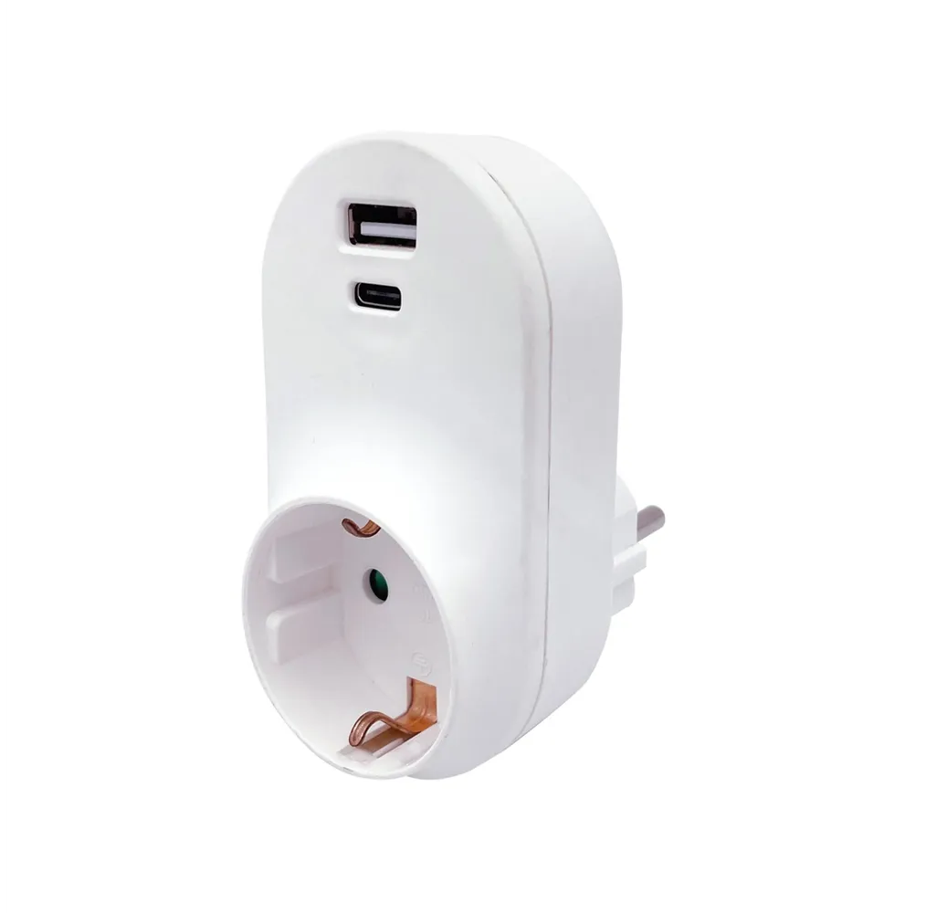 Ladrón base USB C + A