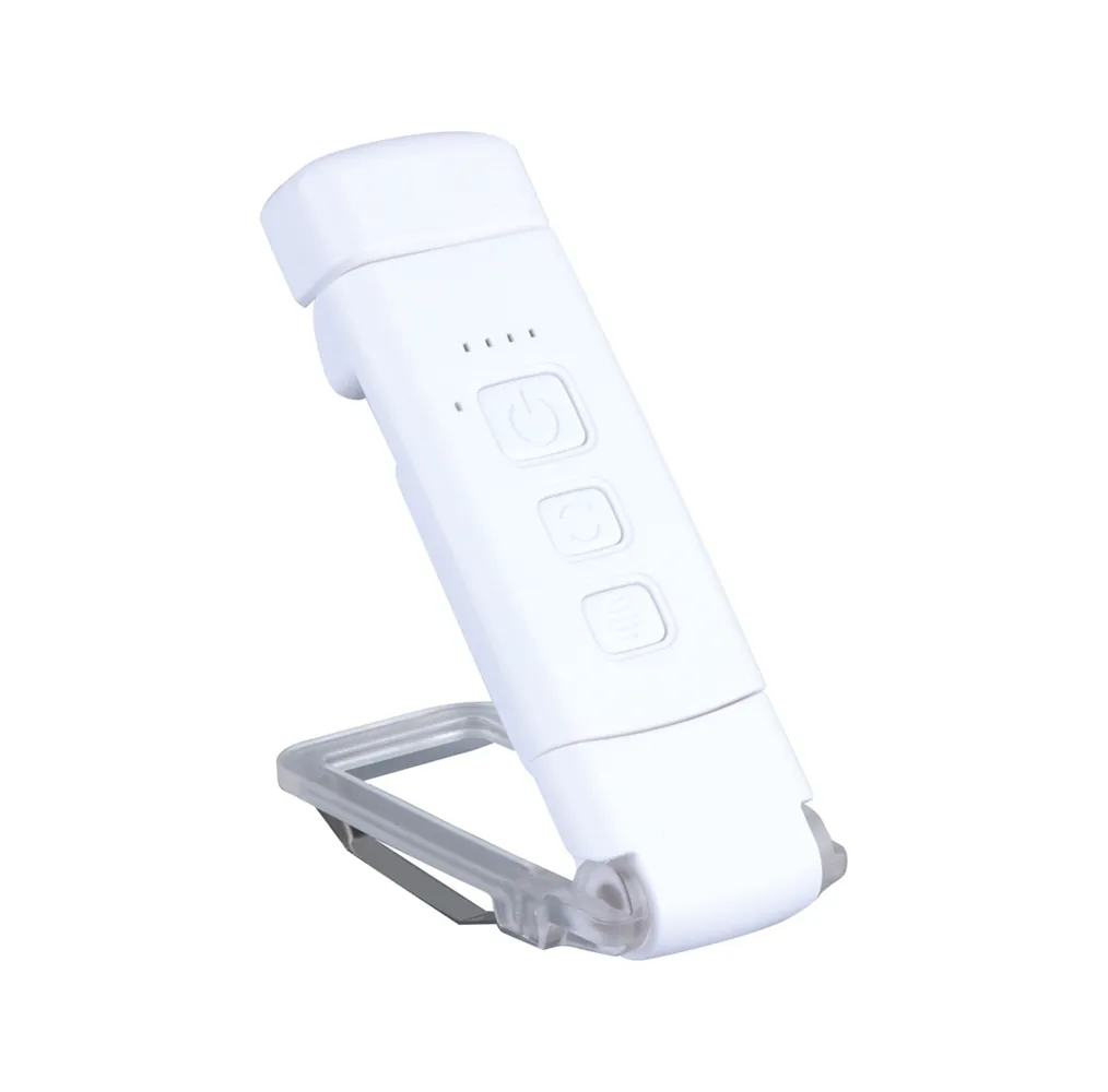 Mini linterna LED lectura ajustable y pinza sujeción