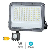 Proyector aluminio LED Belinta con sensor 50W 6500K IP65 Negro