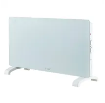 Radiador convector de cristal Zanthus Máx. 2000W Blanco