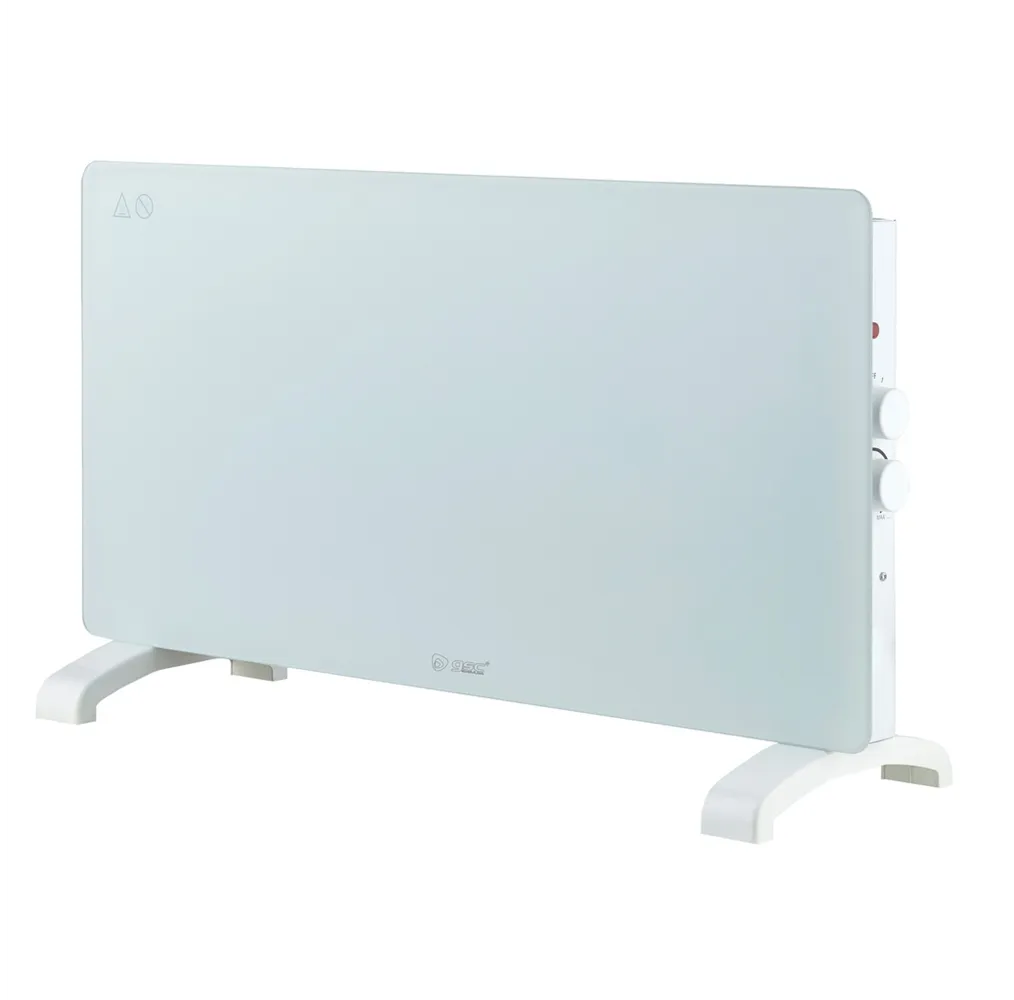 Radiador convector de cristal Zanthus Máx. 2000W Blanco