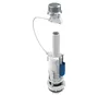 Descargador inodoro con doble pulsador regulable