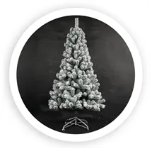 Árbol de navidad artificial nevado Lemper 1,8M 720 ramas