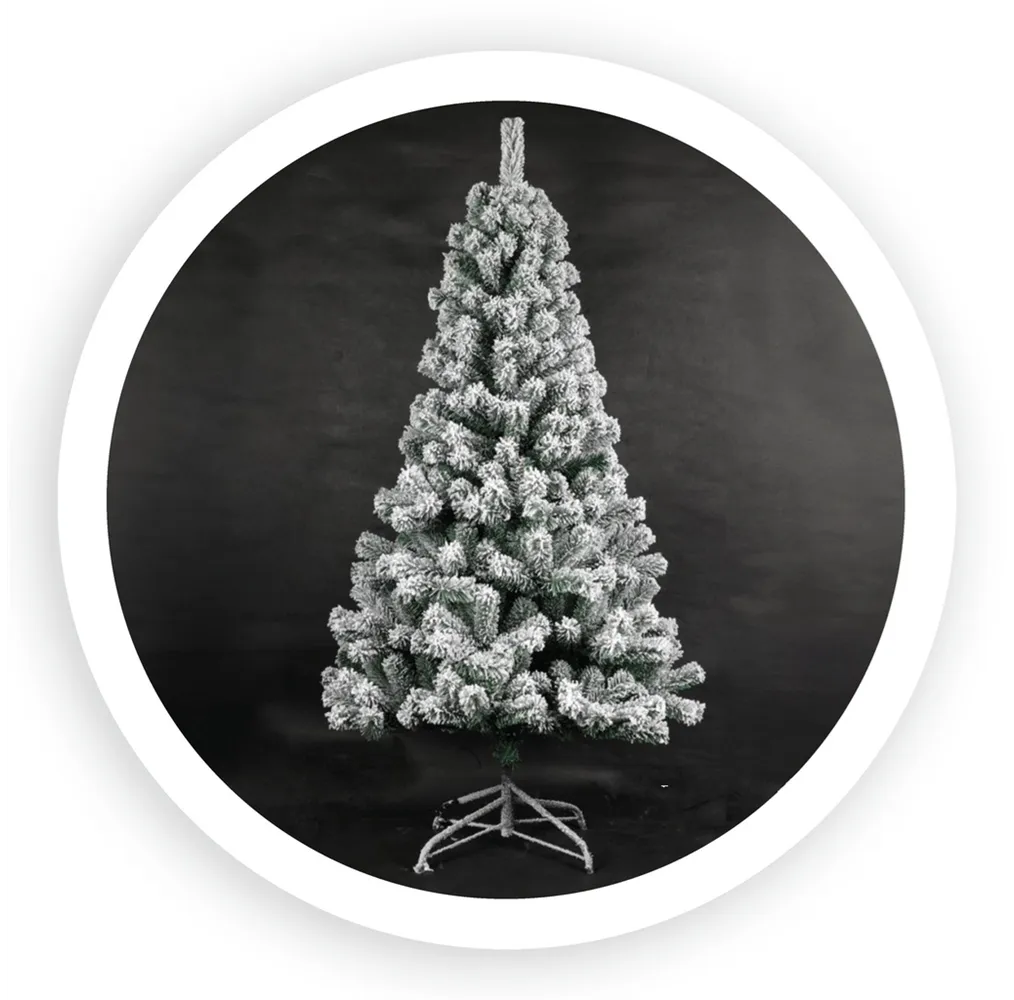Árbol de navidad artificial nevado Lemper 2,1M 988 ramas
