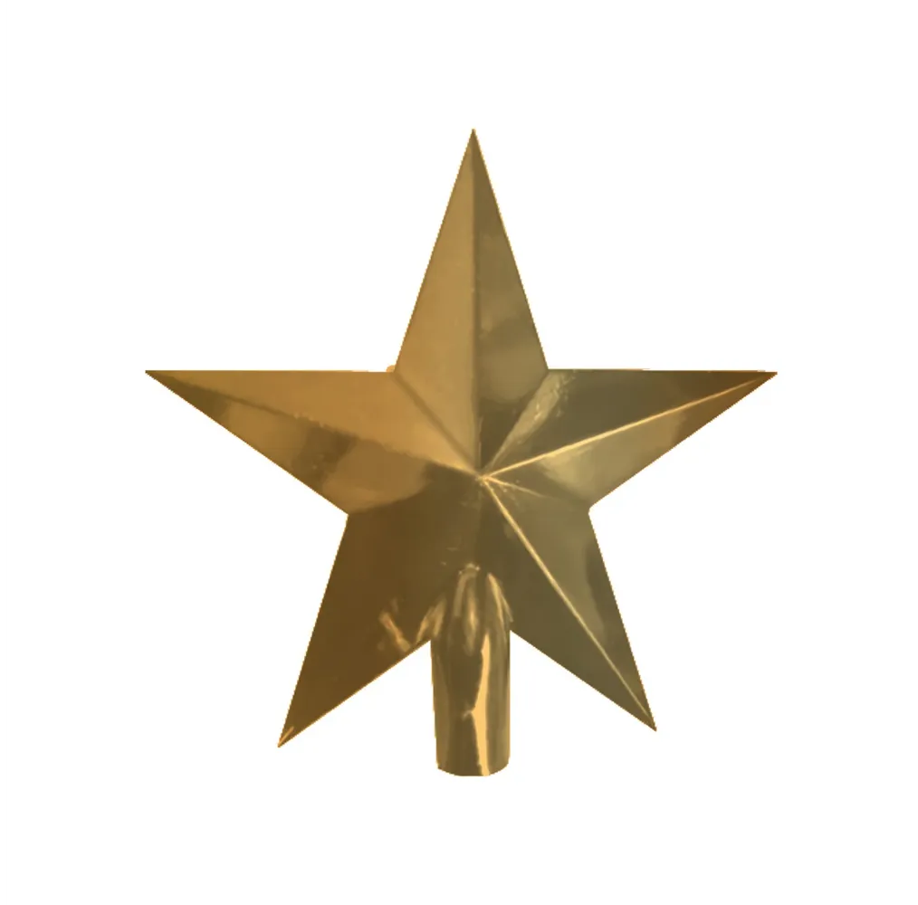 Estrella de navidad árbol Alasia Dorado