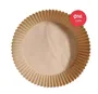 Pack 100 piezas papel para freidora de aire redondo 16cm