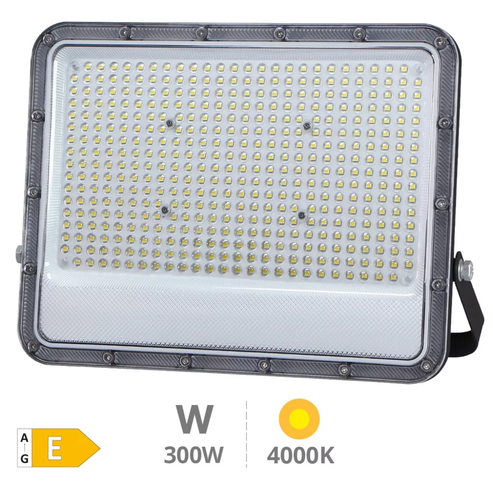 Proyector LED de aluminio Belinta 300W 4000K IP65 negro