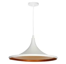 Lámpara colgante Serie Bauchi E27 Ø350mm Blanco