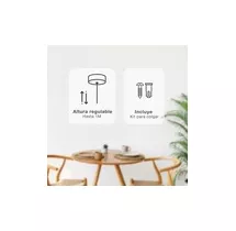 Lámpara colgante Serie Abala E27 Ø400mm Verde menta