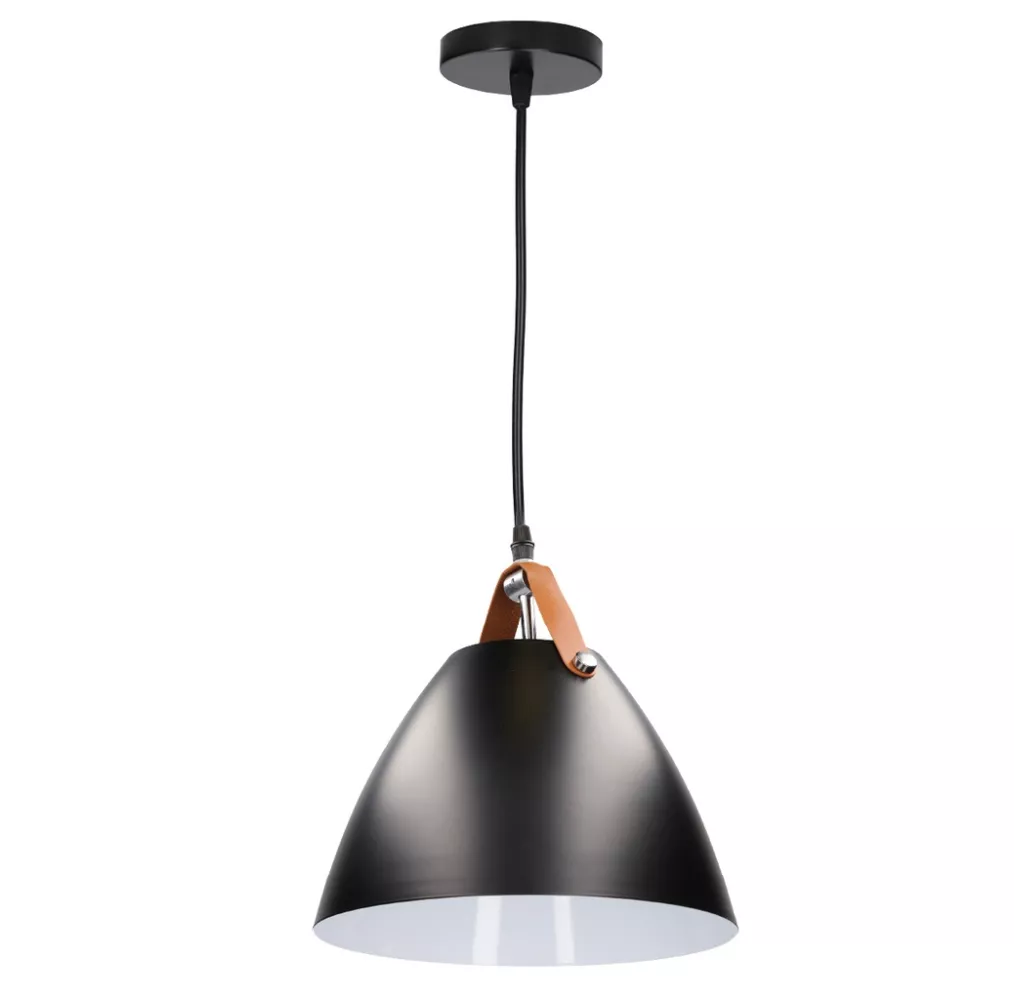 Lámpara de techo colgante Serie Dianza E27 Ø270mm Negro