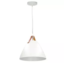 Lámpara de techo colgante Serie Dianza E27 Ø270mm Blanco