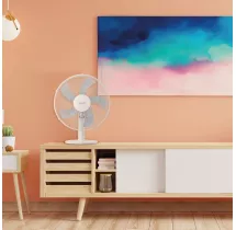 Ventilador de sobremesa Macomia 41 cm 45 W blanco