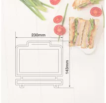 Sandwichera Grill Babine 850W
