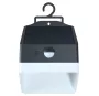 Aplique solar LED 2W 4000K con sensor de movimiento y crepuscular