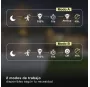 Aplique solar LED Senise 2W 6500K con sensor de movimiento y crepuscular