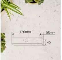 Aplique solar LED Piana 3W 6500K con sensor de movimiento y crepuscular