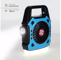 Ventilador de camping Stawell con linterna LED 180lm