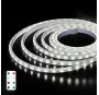 Kit de 5M de Tira LED Solar 0,2W/m 6500K para Iluminación Exterior