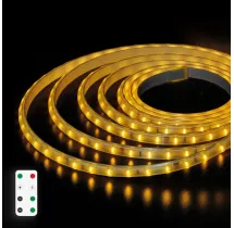 Kit de Tira LED Solar 10M 0,2W/m 1800K para Iluminación Exterior