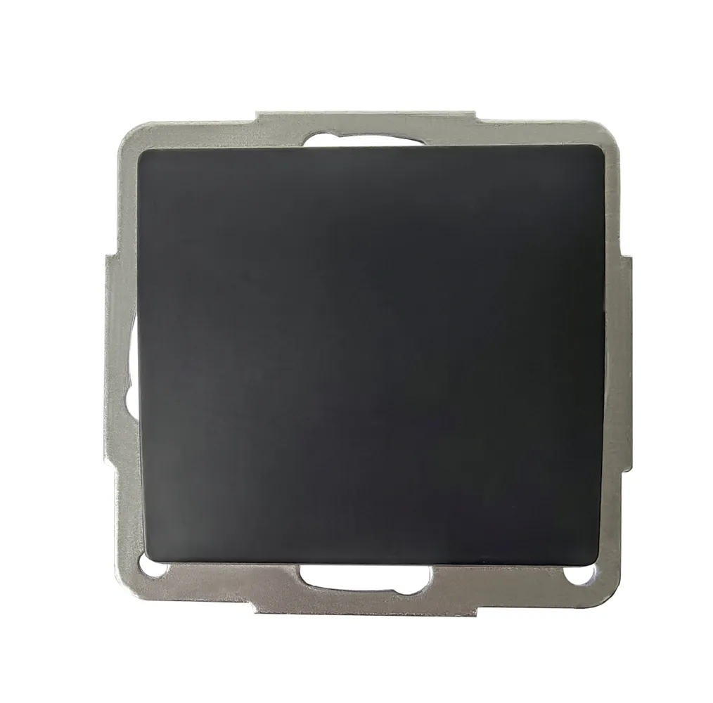 Interruptor empotrable Gamma Negro
