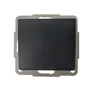 Tapa ciega empotrable Gamma Negro 