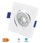 Aro basculante cuadrado empotrable LED Cumbo 7W 6500K Blanco 