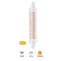 Bombilla lineal LED 118mm R7s 10W 3000K regulable