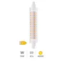 Bombilla lineal LED 118mm R7s 10W 4000K regulable