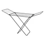 Tendedero plegable Chande 2 alas de acero pintado 180x50x90cm Negro