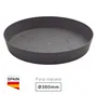 Plato para cuenco y maceta Tes y Doric Ø380mm Gris antracita
