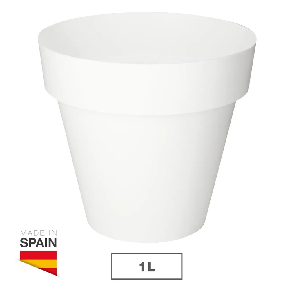 Maceta Tes Ø140mm Blanco