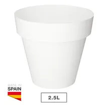 Maceta Tes Ø180mm Blanco