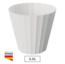Maceta Doric Ø180mm Blanco