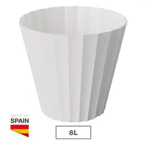 Maceta Doric Ø260mm Blanco