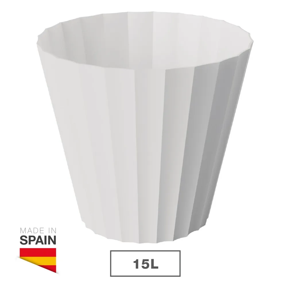 Maceta Doric Ø320mm Blanco