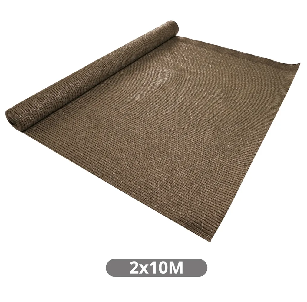 Malla de sombreo 2x10M Marrón