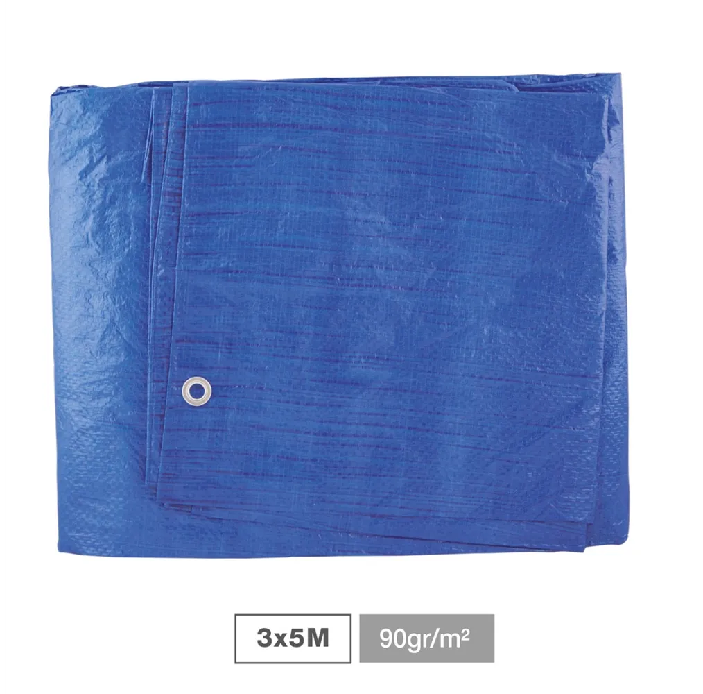 Toldo 90gr 3x5M Azul