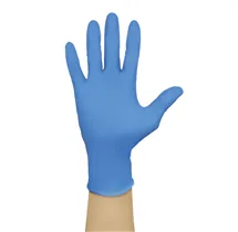 Caja 100 guantes desechables de nitrilo Azul - Talla S