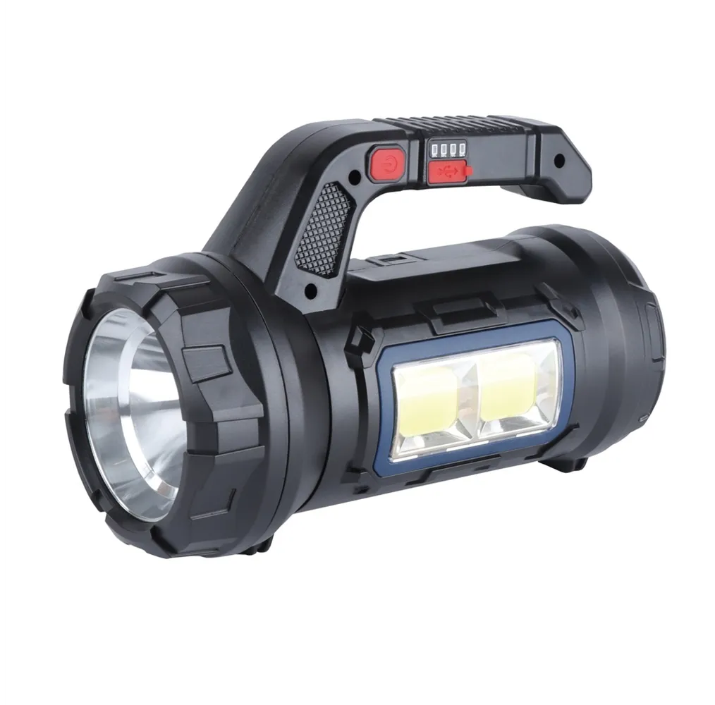 Linterna multiusos 10W con caja de herramientas recargable USB 