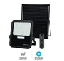 Proyector solar LED Miloha 300W 6500K IP65 Negro