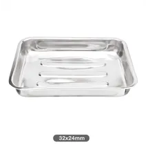 Bandeja horno acero inox 37x28cm