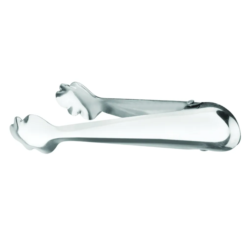 Pinza para hielo acero inox 18cm