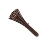 Pack of 100pcs cable tie 100% nylon 300x4.8mm Brown - Hantums