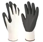 Guante poliéster y nitrilo Blanco/Gris - Talla 11