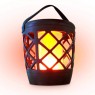 Lámpara + Estaca efecto fuego con carga solar o USB IP65 sensor de luz