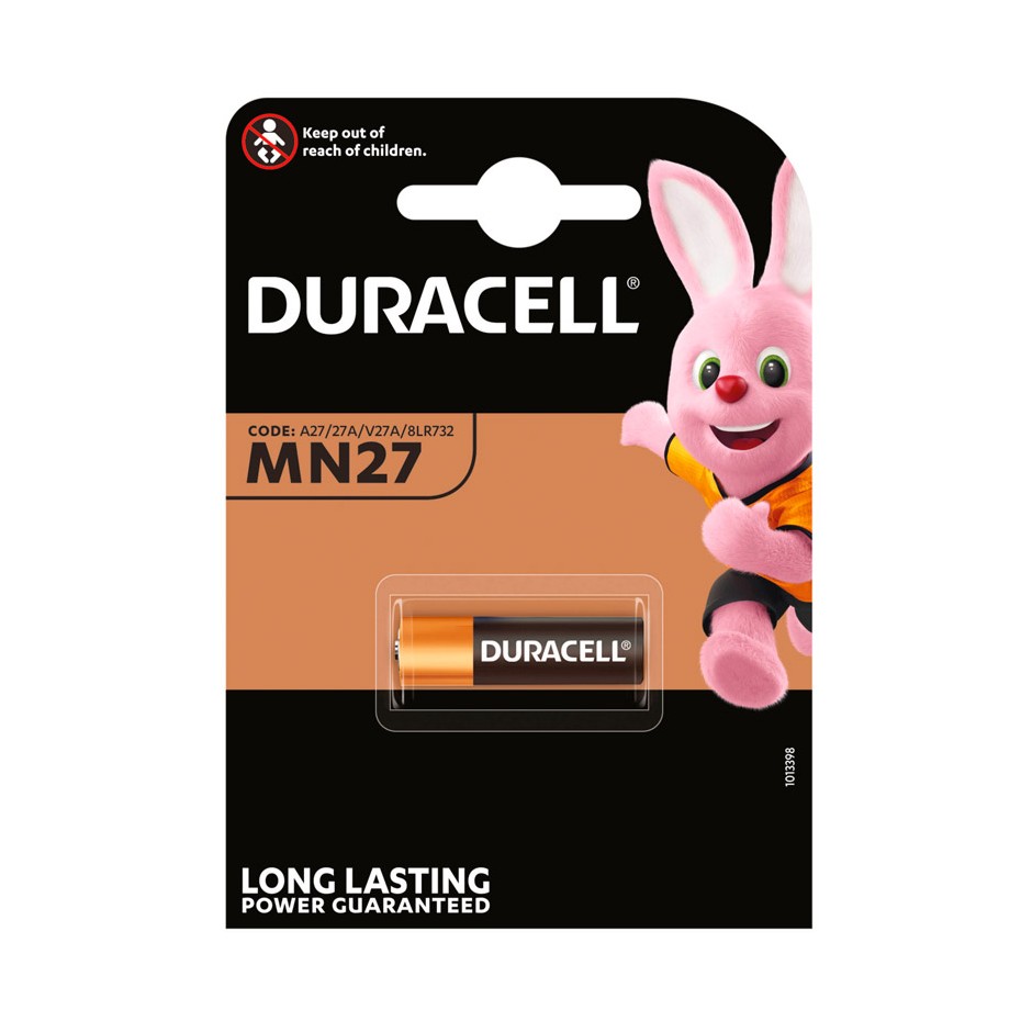 Caja de 5 Pilas alcalinas Duracell MN27 Blister