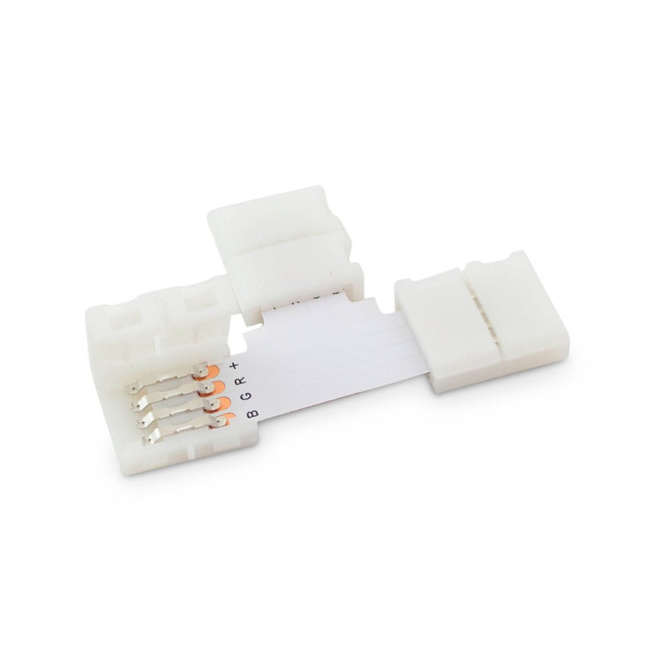 Clip para tiras de LED 24V RGB en forma de T de 10 mm para SMD 5050